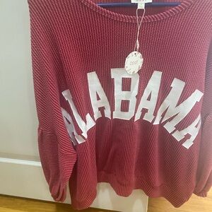 Lavish Red Alabama Blouse